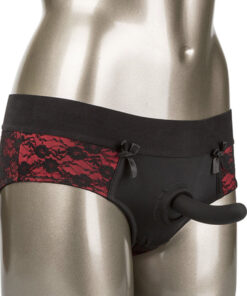 CALEXOTICS - SCANDAL SET OF CROTCHLESS PANTIES WITH DIDLO SIZE L/XL
