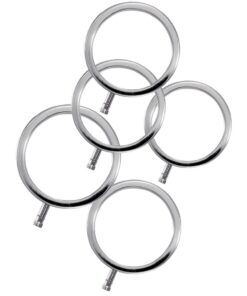 ELECTRASTIM - ELECTRARINGS METAL PENIS RINGS PACK OF 5