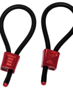 ELECTRASTIM - PRESTIGE ELECTRA LOOPS ADJUSTABLE COCK RINGS RED