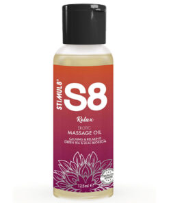 STIMUL8 - S8 RELAX GREEN TEA MASSAGE OIL 125 ML