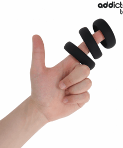 Alternative view of ADDICTED TOYS - SET OF FLAT SILICONE RINGS