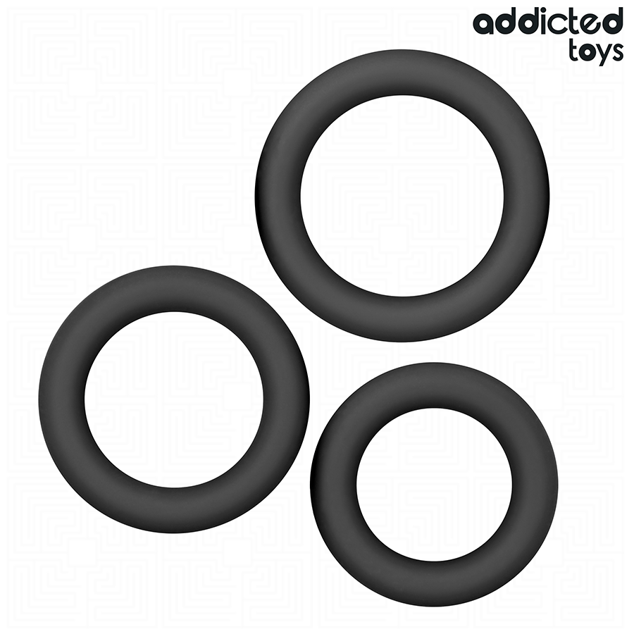 ADDICTED TOYS - SET OF SILICONE RINGS MODEL 1 - Image 5