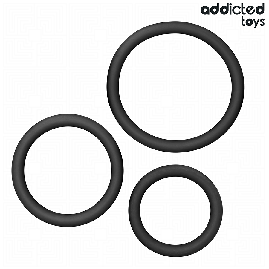 ADDICTED TOYS - SET OF SILICONE RINGS MODEL 2 - Image 5