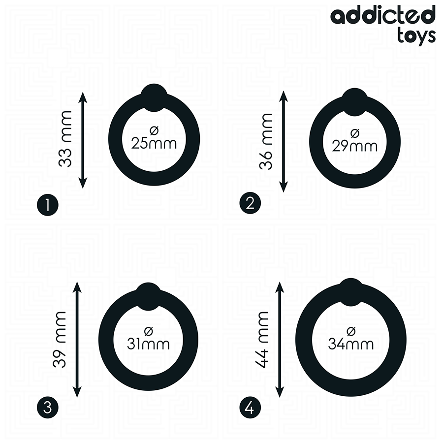 ADDICTED TOYS - SET OF PRESSURE SILICONE RINGS - Image 4