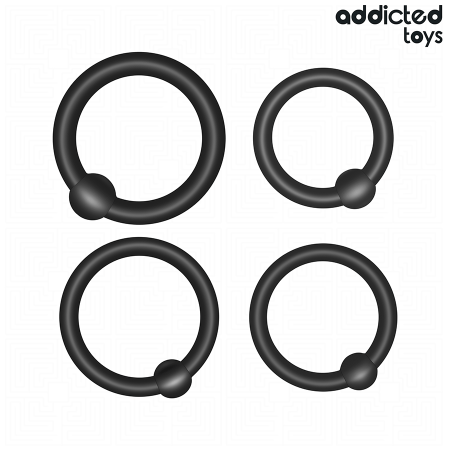 ADDICTED TOYS - SET OF PRESSURE SILICONE RINGS - Image 5