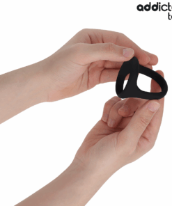 Alternative view of ADDICTED TOYS - THICK TRIPLE PENIS RING