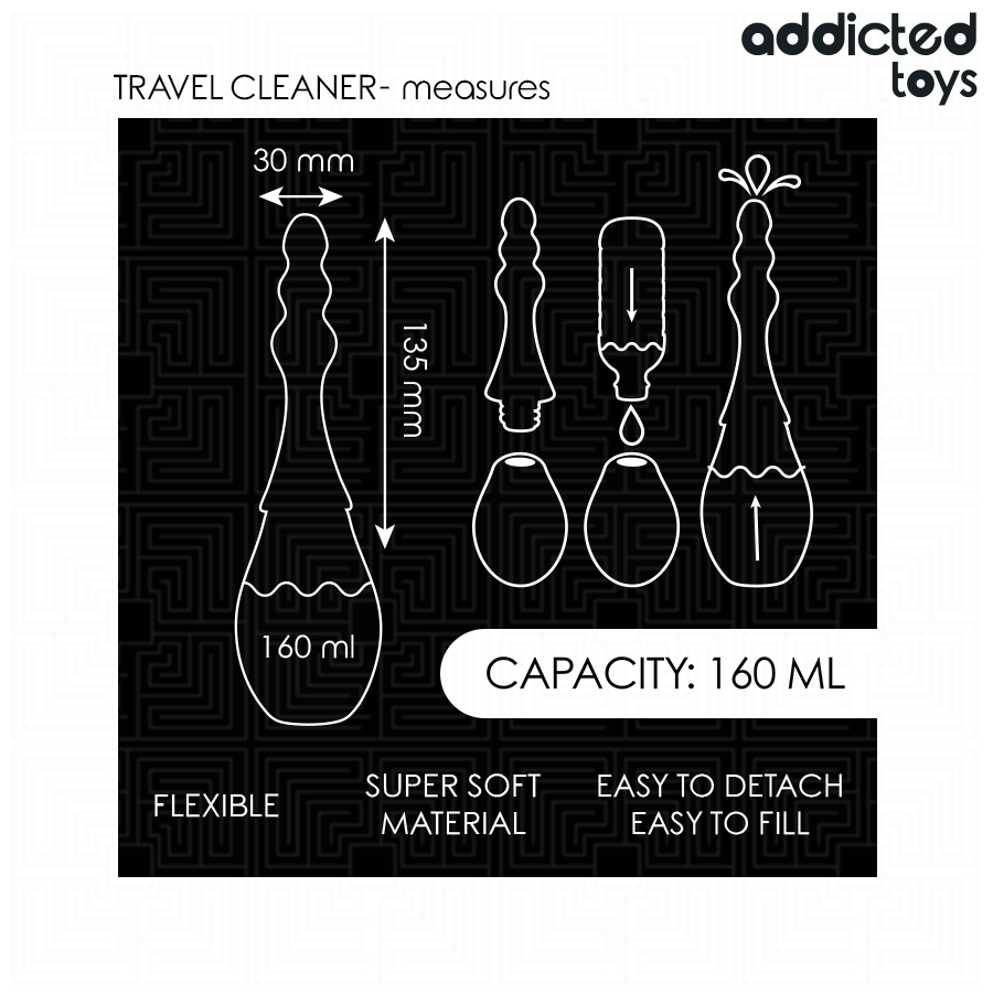 ADDICTED TOYS - TRAVEL CLEANER SILICONE MODEL 4 - Image 5