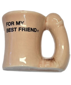 DIABLO PICANTE  CERAMIC MUG MAGNET WITH PENIS HANDLE “FOR MY BEST FRIEND”
