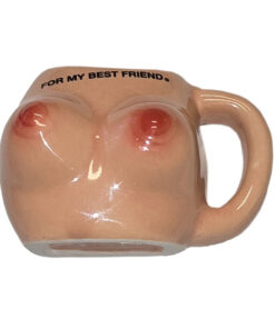 DIABLO PICANTE  BREAST MAGNET IN CERAMIC MUG “FOR MY BEST FRIEND”