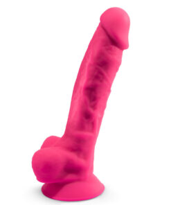 Alternative view of SILEXD - REALISTIC PENIS MODEL 18 PINK VIBRATION + REMOTE CONTROL LRS