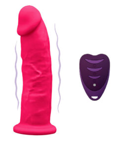 SILEXD - REALISTIC PENIS MODEL 2 PINK + REMOTE CONTROL LRS 17 CM