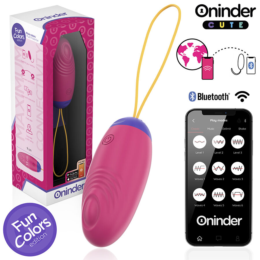 ONINDER CUTE - LOVE PLEASURE VIBRO-WAVE TAPPING SILICONE EGG - FREE GLOBAL APP - Image 3