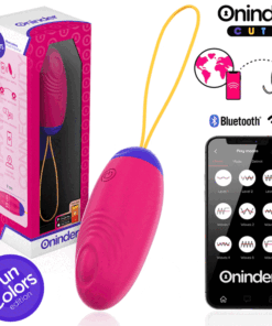 Alternative view of ONINDER CUTE - LOVE PLEASURE VIBRO-WAVE TAPPING SILICONE EGG - FREE GLOBAL APP
