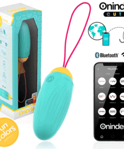 Alternative view of ONINDER CUTE - LOVE PLEASURE VIBRATING EGG - ROTATING SILICONE GEMS - FREE GLOBAL APP