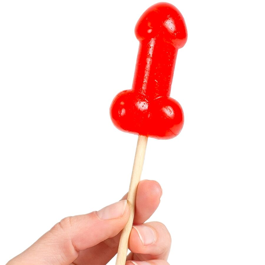 SECRETPLAY - CHERRY CANDY PENIS LOLLIPOP WITH SPICY HEAT EFFECT - Image 2