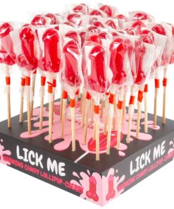 Alternative view of SECRETPLAY - CHERRY CANDY PENIS LOLLIPOP DISPLAY WITH SPICY HEAT EFFECT (40 UNITS)