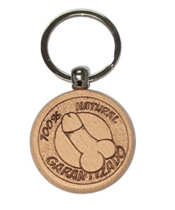 DIABLO PICANTE - WOODEN PENIS-SHAPED KEYCHAIN