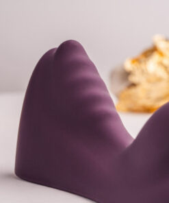 Alternative view of ROCKS- OFF - RUBY GLOW PURPLE SIT-ON VIBRATOR