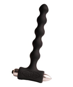 ROCKS- OFF - PETITE SENSATIONS PEARLS ANAL PLUG VIBRATOR BLACK