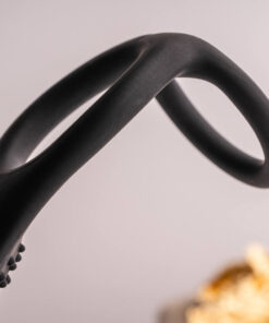Alternative view of ROCKS-OFF - RO-ZEN RRO ANAL PLUG WITH VIBRATING PENIS RING BLACK