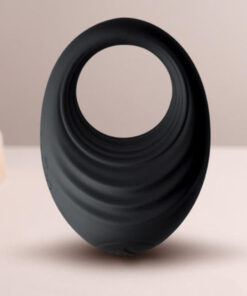 Alternative view of ROCKS-OFF - SPIRE BLACK VIBRATING PENIS RING