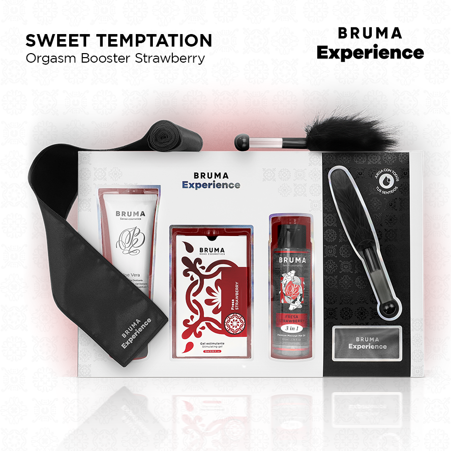 BRUMA XPERIENCE - SWEET STRAWBERRY TEMPTATION KIT WITH ORGASM ENHANCER - Image 2
