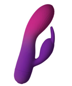 ROCKS- OFF - GLO- GIRL PURPLE RABBIT VIBRATOR