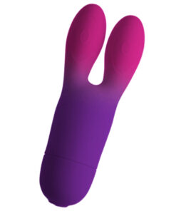 ROCKS- OFF - GLO-GIRL BUNNY PURPLE FLEXIBLE VIBRATOR