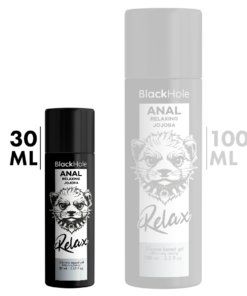 Alternative view of BLACK HOLE - ANAL RELAXING JOJOBA RELAX SILICONE BASE 30 ML