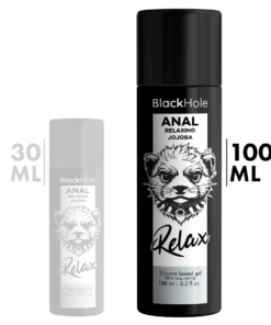 Alternative view of BLACK HOLE - ANAL RELAXING JOJOBA RELAX SILICONE BASE 100 ML