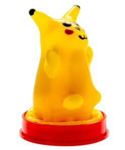 Alternative view of CONDOMERIE - HANDPAINTED NOVELTY CONDOMS YELLOW MOUSE