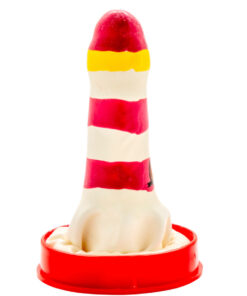 Alternative view of CONDOMERIE - HANDPAINTED NOVELTY CONDOMS LIGHTHOUSE