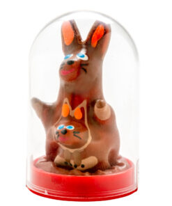 CONDOMERIE - HANDPAINTED NOVELTY CONDOMS KANGAROO MODEL 1