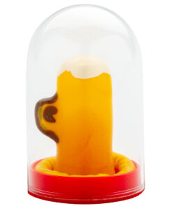 CONDOMERIE - HANDPAINTED NOVELTY CONDOMS GLASS OF BEER