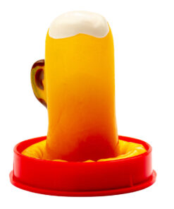 Alternative view of CONDOMERIE - HANDPAINTED NOVELTY CONDOMS GLASS OF BEER