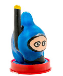 Alternative view of CONDOMERIE - HANDPAINTED NOVELTY CONDOMS DIVER