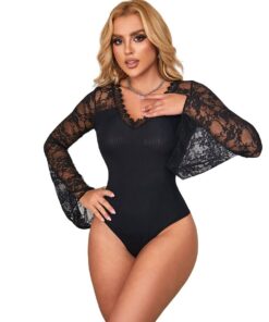 Alternative view of SUBBLIME FLORAL PATTERN TEDDY S/M