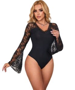 SUBBLIME FLORAL PATTERN TEDDY S/M