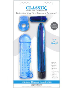 Alternative view of CLASSIX - ULTIMATE PLEASURE COUPLES KIT AZUL