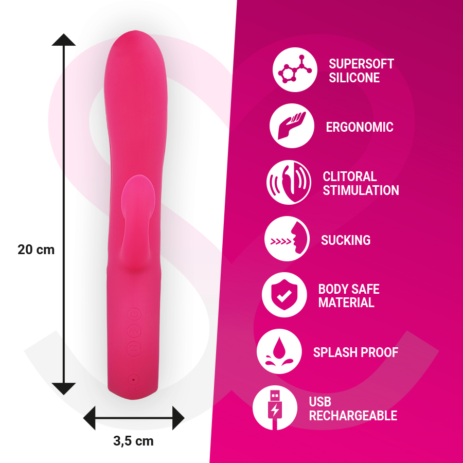 MORESSA - DUSTIN CLITORAL SUCTION AND POWERFUL VIBRATION PREMIUM SILICONE RECHARGEABLE - Image 4