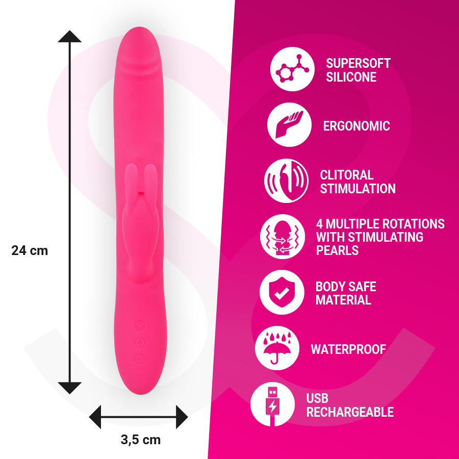 MORESSA - SOMER PREMIUM VIBRATOR WITH MULTIPLE ROTATION - Image 5