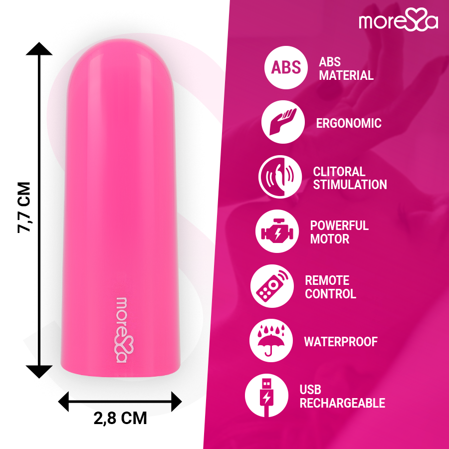 MORESSA - NIX VIBRATOR REMOTE CONTROL PINK - Image 4