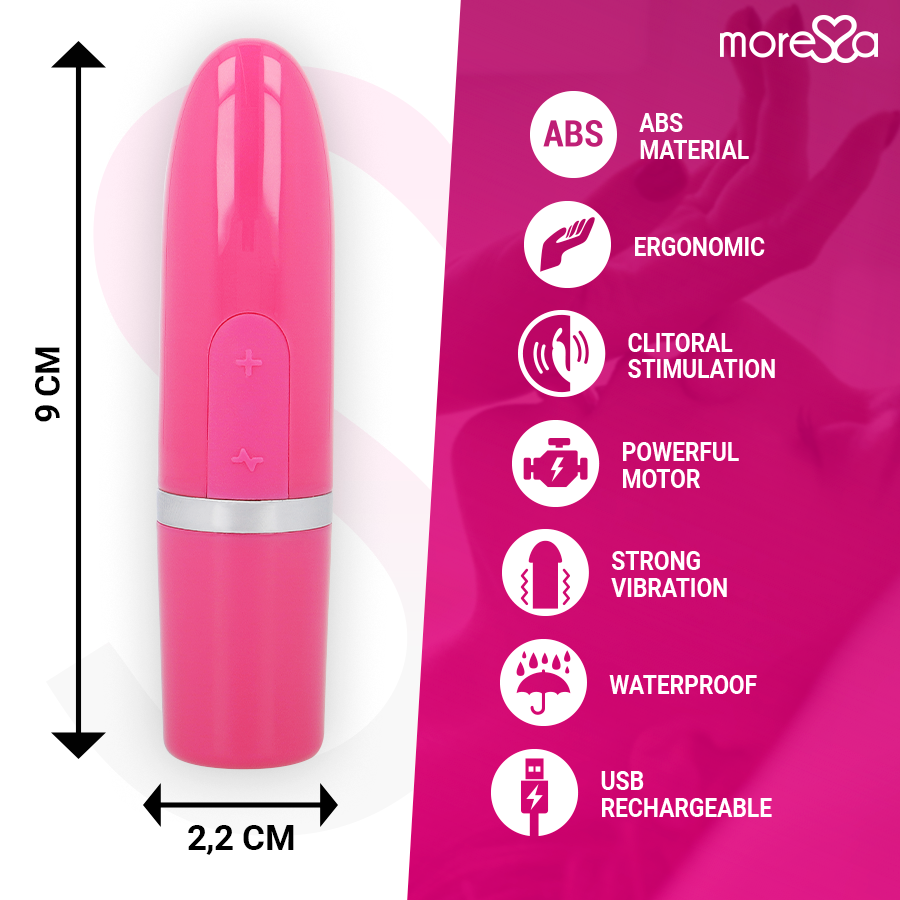 MORESSA - IVY VIBRATOR STIMULATOR TRAVEL PINK - Image 4