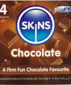 SKINS - CHOCOLATE PREMIUM CONDOMS PACK 4