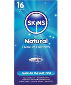 SKINS - NATURAL PREMIUM CONDOMS PACK 16