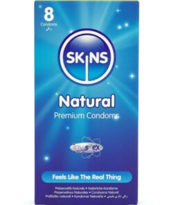 SKINS - NATURAL PREMIUM CONDOMS PACK 8