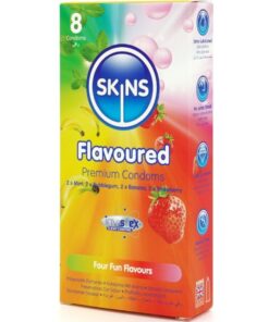 Alternative view of SKINS - MULTI FLAVORS PREMIUM CONDOMS PACK 8