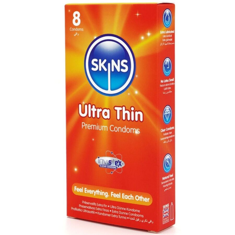 SKINS - ULTRA THIN PREMIUM CONDOMS PACK 8 - Image 2