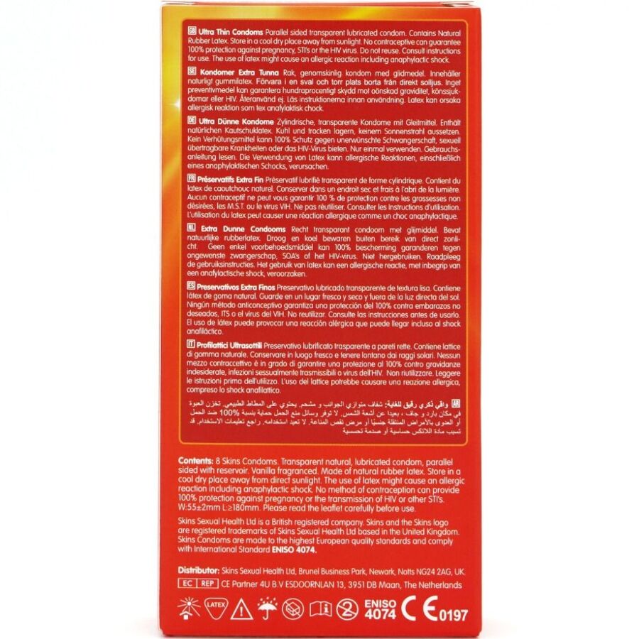 SKINS - ULTRA THIN PREMIUM CONDOMS PACK 8 - Image 4
