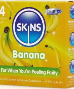 Alternative view of SKINS - BANANA PREMIUM CONDOMS PACK 4